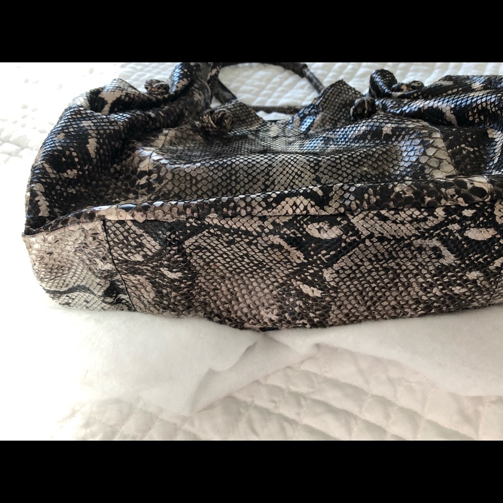 Genuine snake skin purse